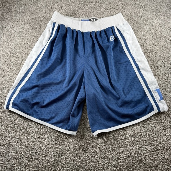 Vintage Duke Blue Devils Nike Shorts Mens XL Mesh NCAA Basketball Logo Baggy - Picture 1 of 12